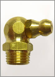 10MM X 1MM 90 DEGREE BRASS GREASE FITTINGS