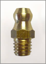 6MM X 1MM BRASS GREASE FITTING