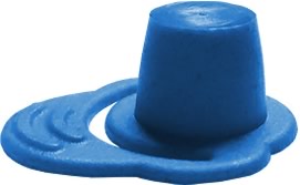 BLUE GREASE FITTING CAP