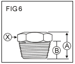 METRIC THREAD FORMING FLUSH TYPE GREASE FITTINGS