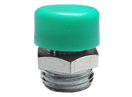 GREEN RUBBER BUTTON HEAD GREASE FITTING CAP