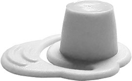 WHITE GREASE FITTING CAP