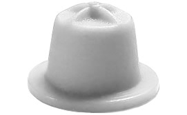 WHITE GREASE ZERK CAP