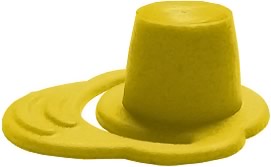 YELLOW GREASE FITTING CAP