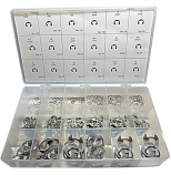 982pc Stainless Steel External E-Ring Assortment. Made in The USA.